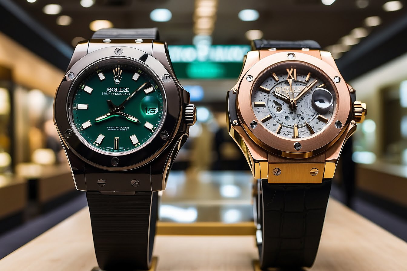 Rolex and Hublot watches FetchyFacts